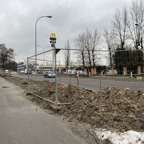 Rozbudowa skrzyżowania ul. Lwowskiej i ul. Mieszka I [luty 2023] - fot 8